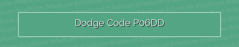 dodge code p06dd