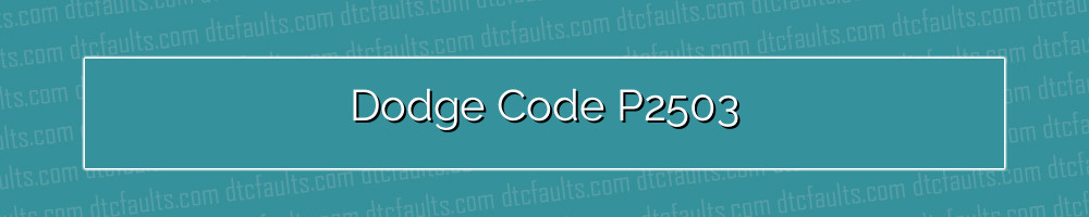 Dodge Diagnostic Trouble Code (DTC) | Dtcfaults.com