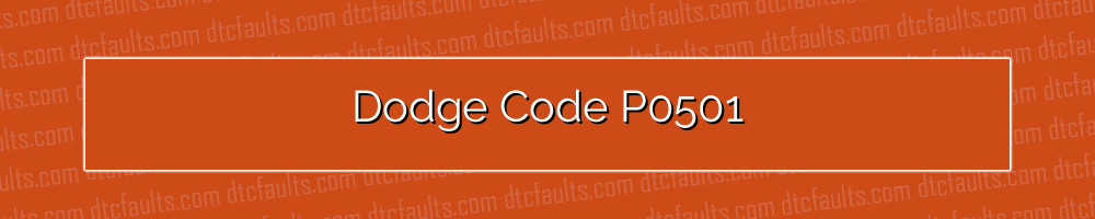 dodge code p0501