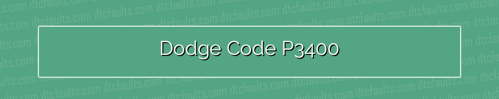 dodge code p3400