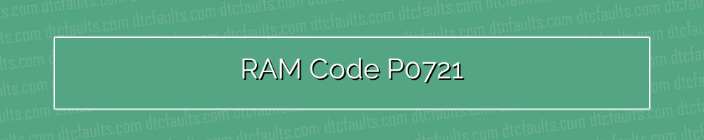ram code p0721