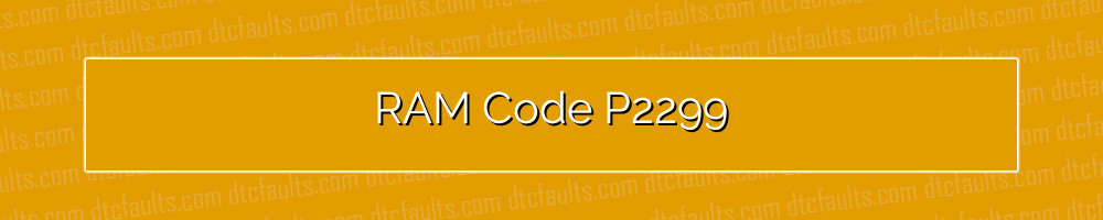 ram code p2299