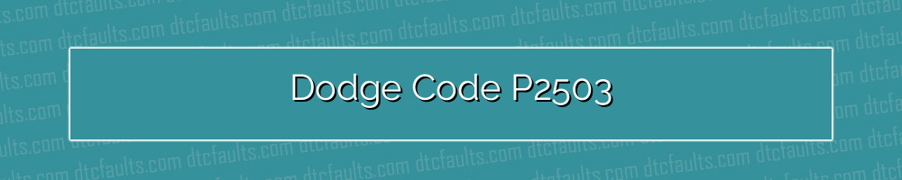 dodge code p2503
