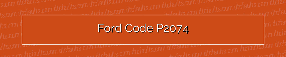 ford code p2074