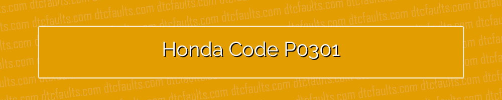 honda code p0301