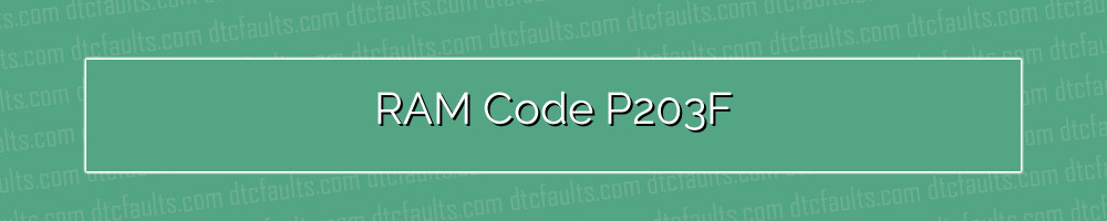 ram code p203f
