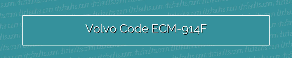 volvo code ecm-914f