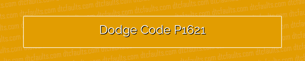 dodge code p1621