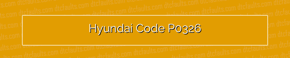 hyundai code p0326