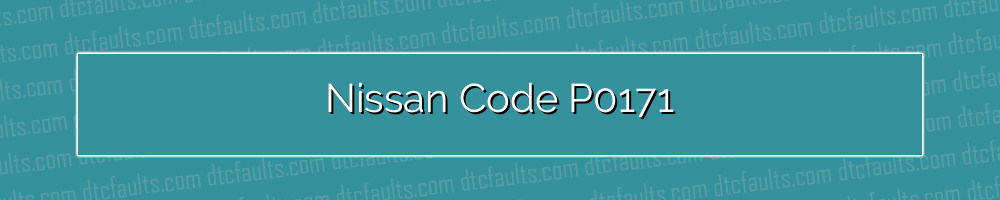 nissan code p0171