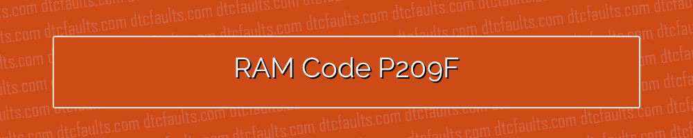 ram code p209f