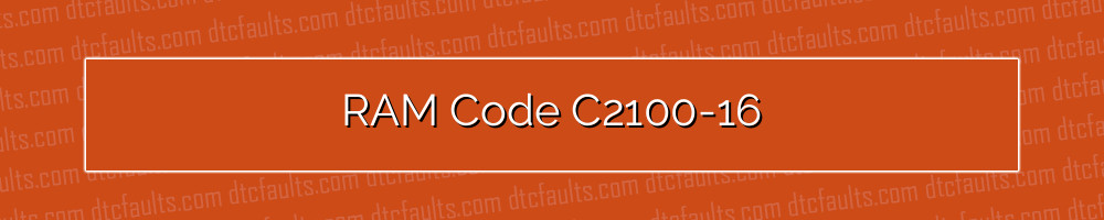 ram code c2100-16