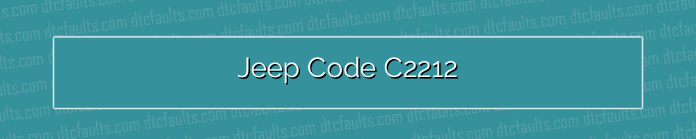 jeep code c2212