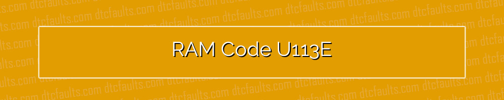 ram code u113e