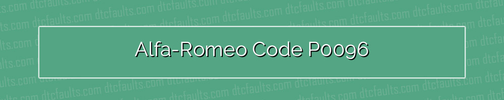 alfa-romeo code p0096