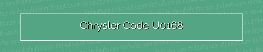 Chrysler Code U0168