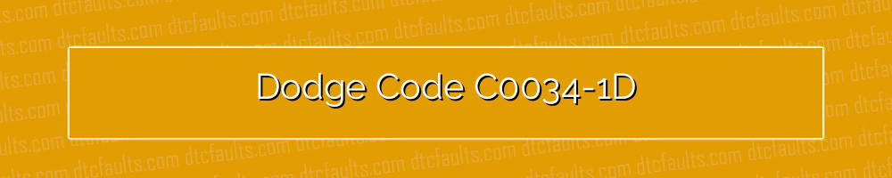 Dodge Code C0034-1D