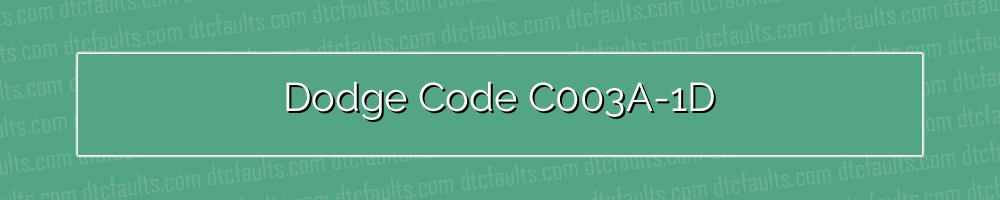 dodge code c003a-1d