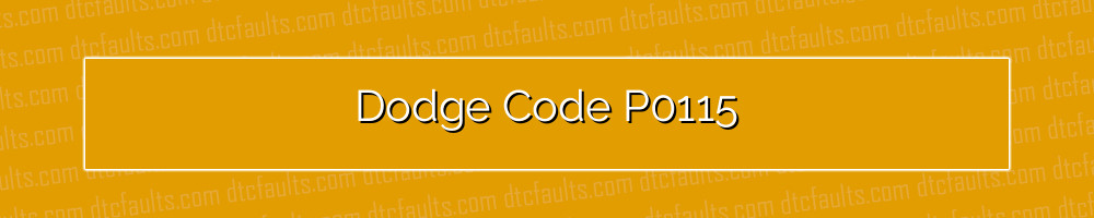 Dodge Code P0115