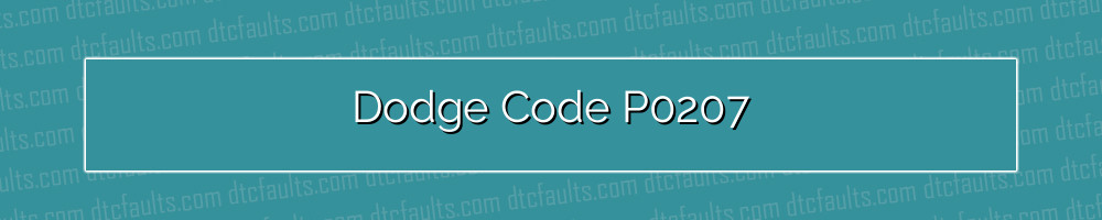 dodge code p0207