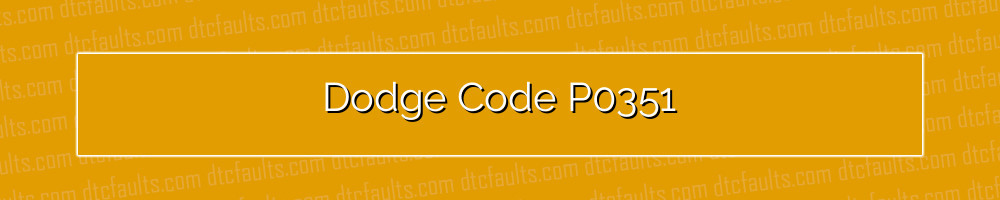 dodge code p0351