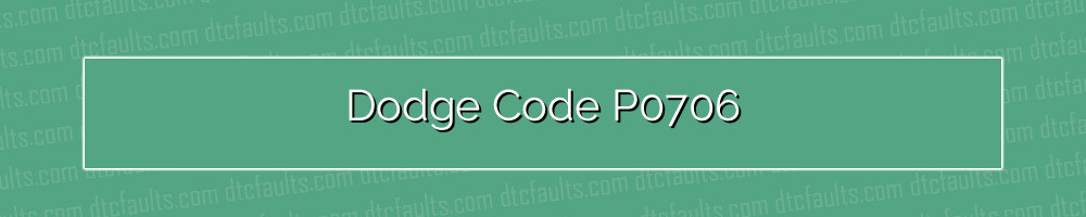 Dodge Code P0706