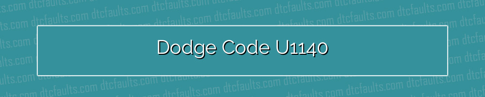 Dodge Code U1140