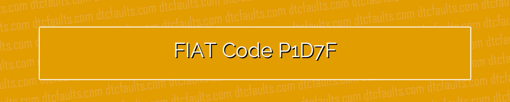 FIAT Code P1D7F