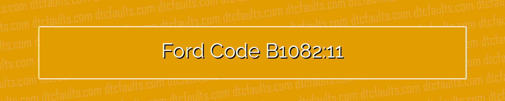 Ford Code B1082:11