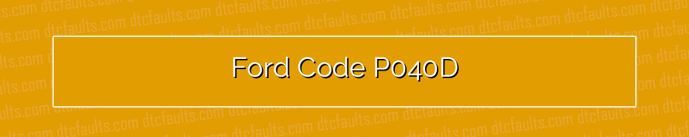 ford code p040d