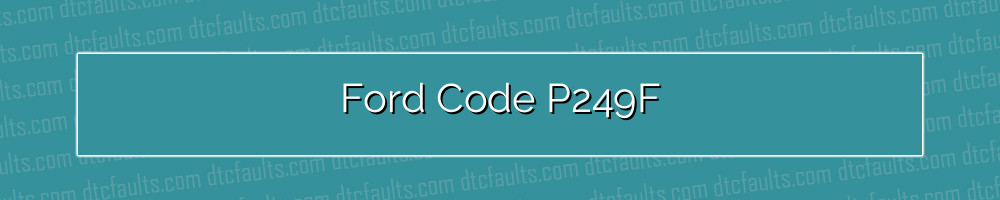 ford code p249f