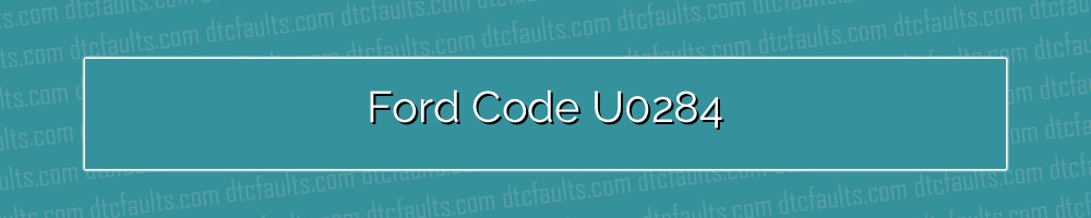 Ford Code U0284