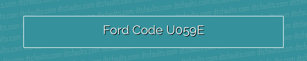 Ford Code U059E