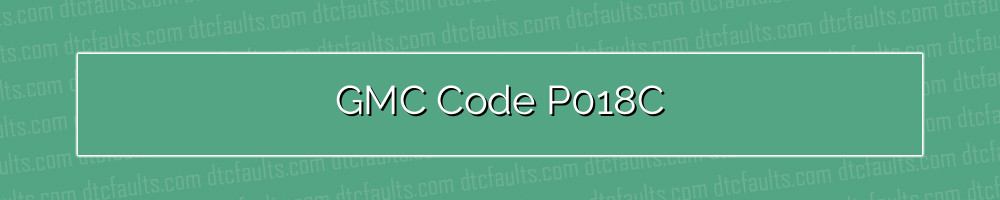 gmc code p018c