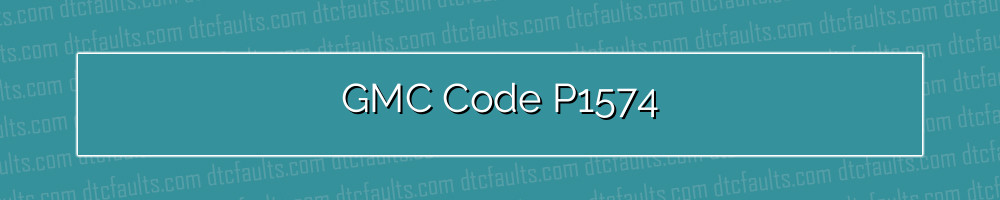 GMC Code P1574