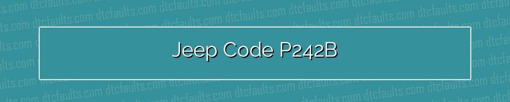 Jeep Code P242B