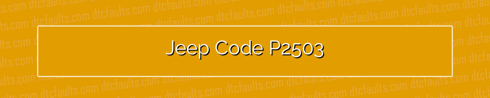 jeep code p2503