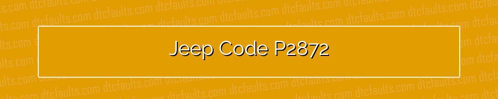 jeep code p2872