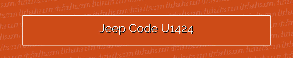 Jeep Code U1424