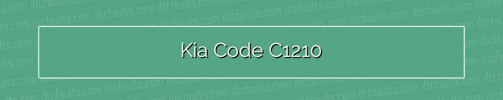 kia code c1210