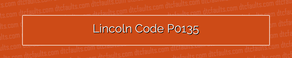 Lincoln Code P0135