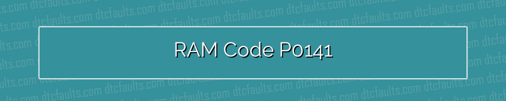 ram code p0141