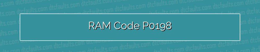 ram code p0198