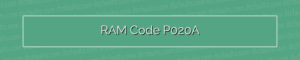 RAM Code P020A