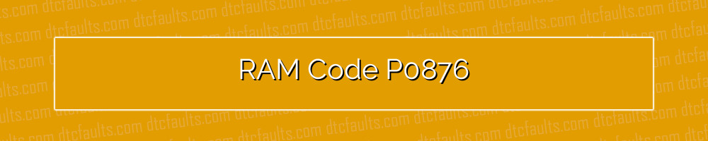 ram code p0876