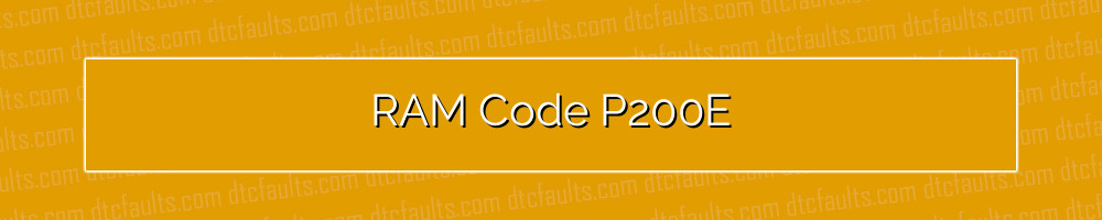 RAM Code P200E