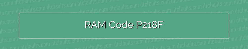 ram code p218f