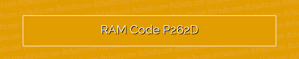 ram code p262d